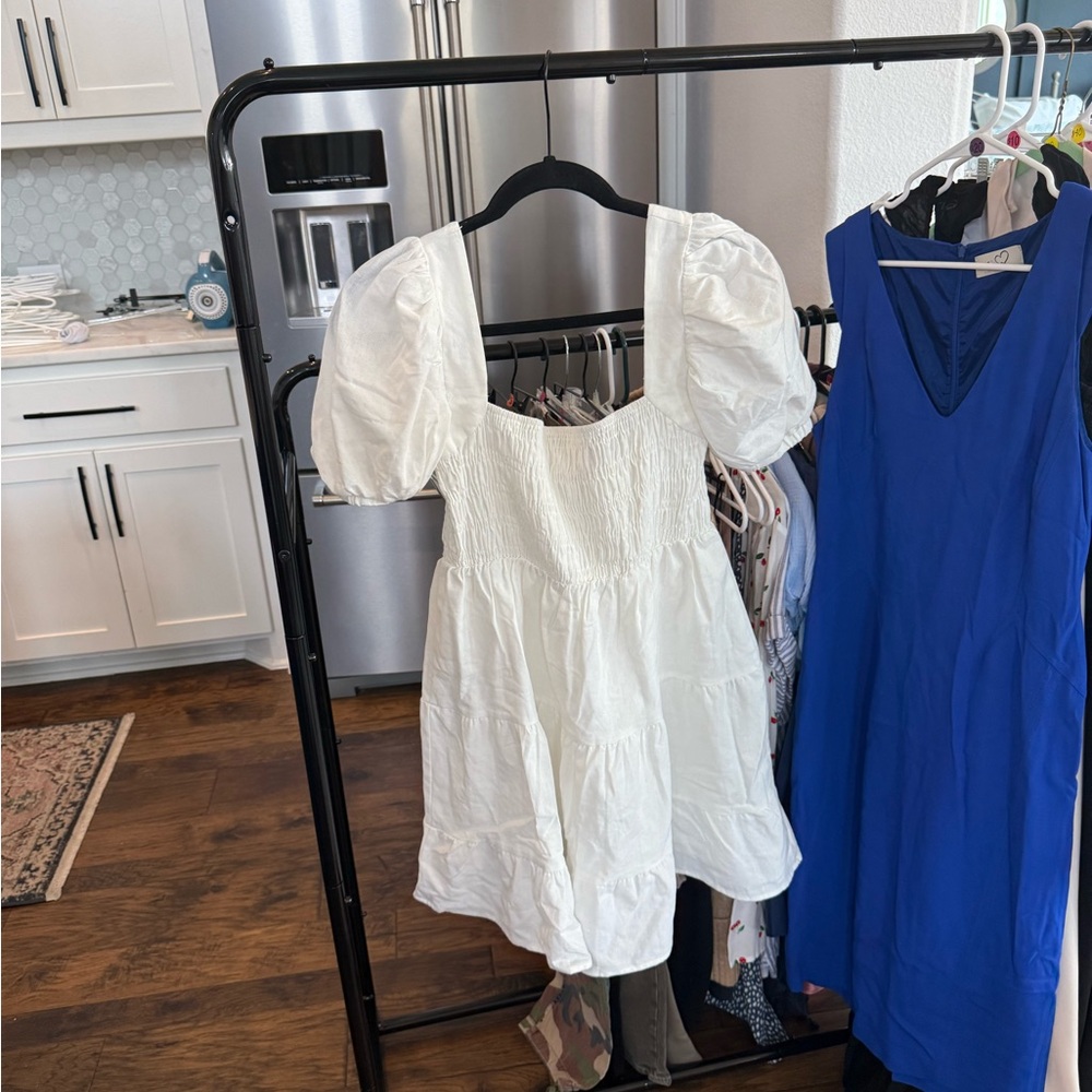 NWOT Girl and the Sun White Annalise Mini Dress - Picture 3 of 6